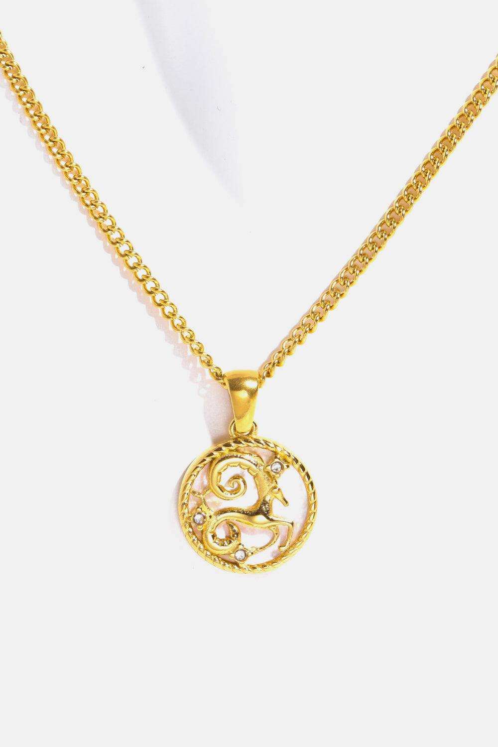 Constellation Pendant Stainless Steel Necklace - Trendsi - Flyclothing LLC