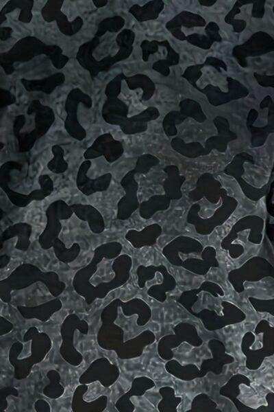 Leopard V-Neck Long Sleeve T-Shirt - Trendsi - Flyclothing LLC