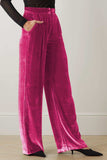 Loose Fit High Waist Long Pants with Pockets - Trendsi - Flyclothing LLC