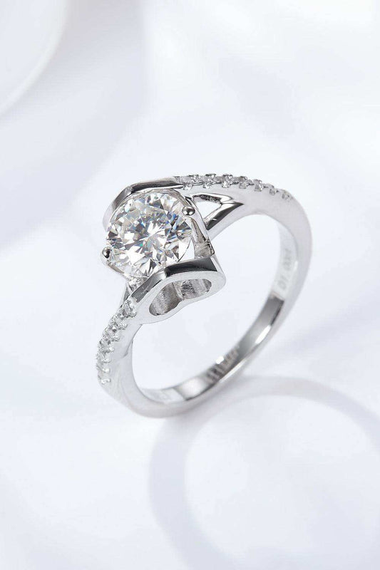 Limitless Love Platinum-Plated Moissanite Ring - Trendsi - Flyclothing LLC