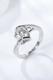 Limitless Love Platinum-Plated Moissanite Ring - Trendsi - Flyclothing LLC