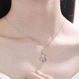 2 Carat Moissanite Heart 925 Sterling Silver Necklace - Trendsi - Flyclothing LLC