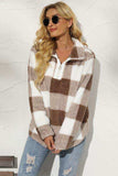 Plaid Half Zip Long Sleeve Sweatshirt - Trendsi - Flyclothing LLC