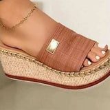 PU Leather Open Toe Sandals - Trendsi - Flyclothing LLC