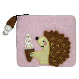 Felt Hungry Hedgehog Coinpurse - Wild Woolies (P) - Wild Woolies (P) - Flyclothing LLC