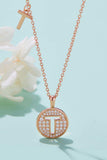 Moissanite K to T Pendant Necklace - Trendsi - Flyclothing LLC