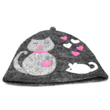Hand Crafted Felt: Cat Tea Cozy - Global Groove Direct - Flyclothing LLC