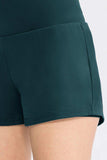 Wide Waistband Sports Shorts with Pockets - Trendsi - Flyclothing LLC