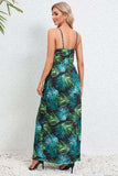 Printed Surplice Maxi Cami Dress - Trendsi - Flyclothing LLC