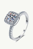 Square Moissanite Ring - Trendsi - Flyclothing LLC