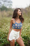 Floral Crochet Cropped Cami - Trendsi - Flyclothing LLC