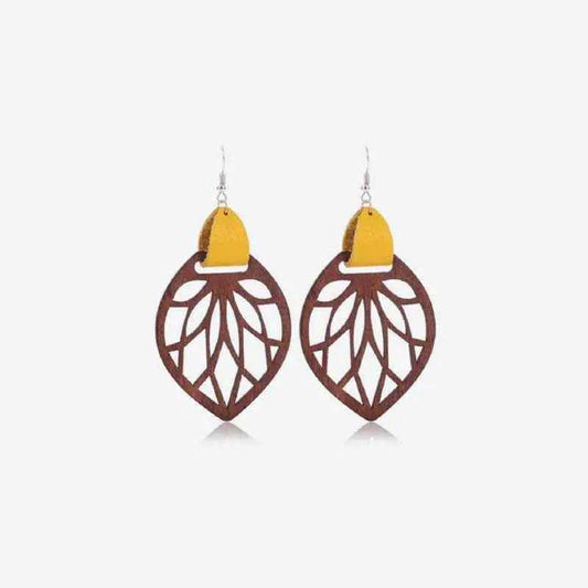 Leaf Drop Earrings - Trendsi - Flyclothing LLC