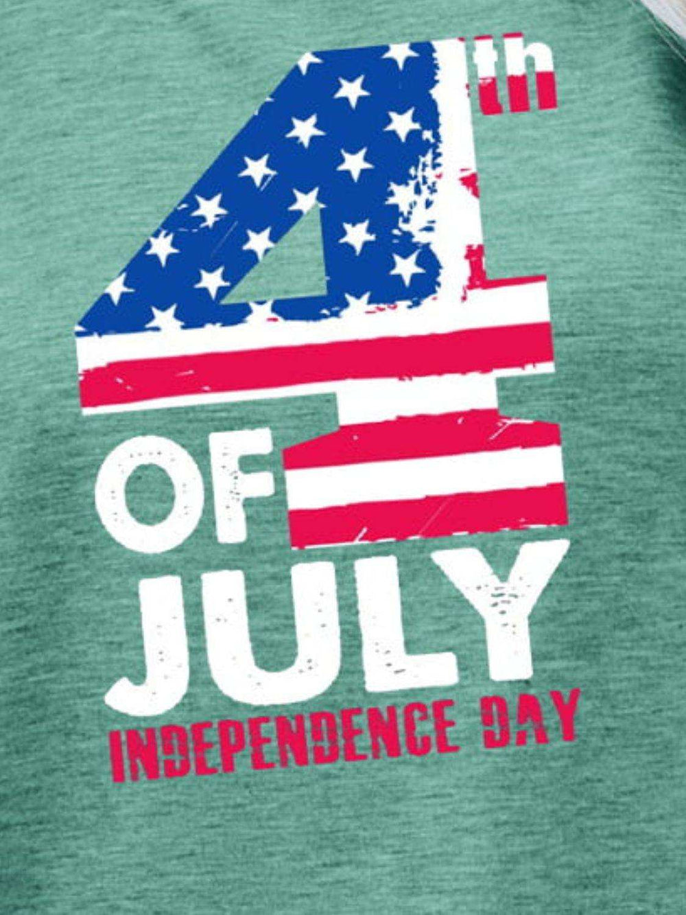 4th OF JULY INDEPENDENCE DAY Graphic Tee - Trendsi - Flyclothing LLC