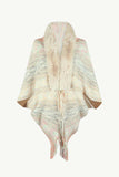 Open Front Fringe Hem Poncho - Trendsi - Flyclothing LLC