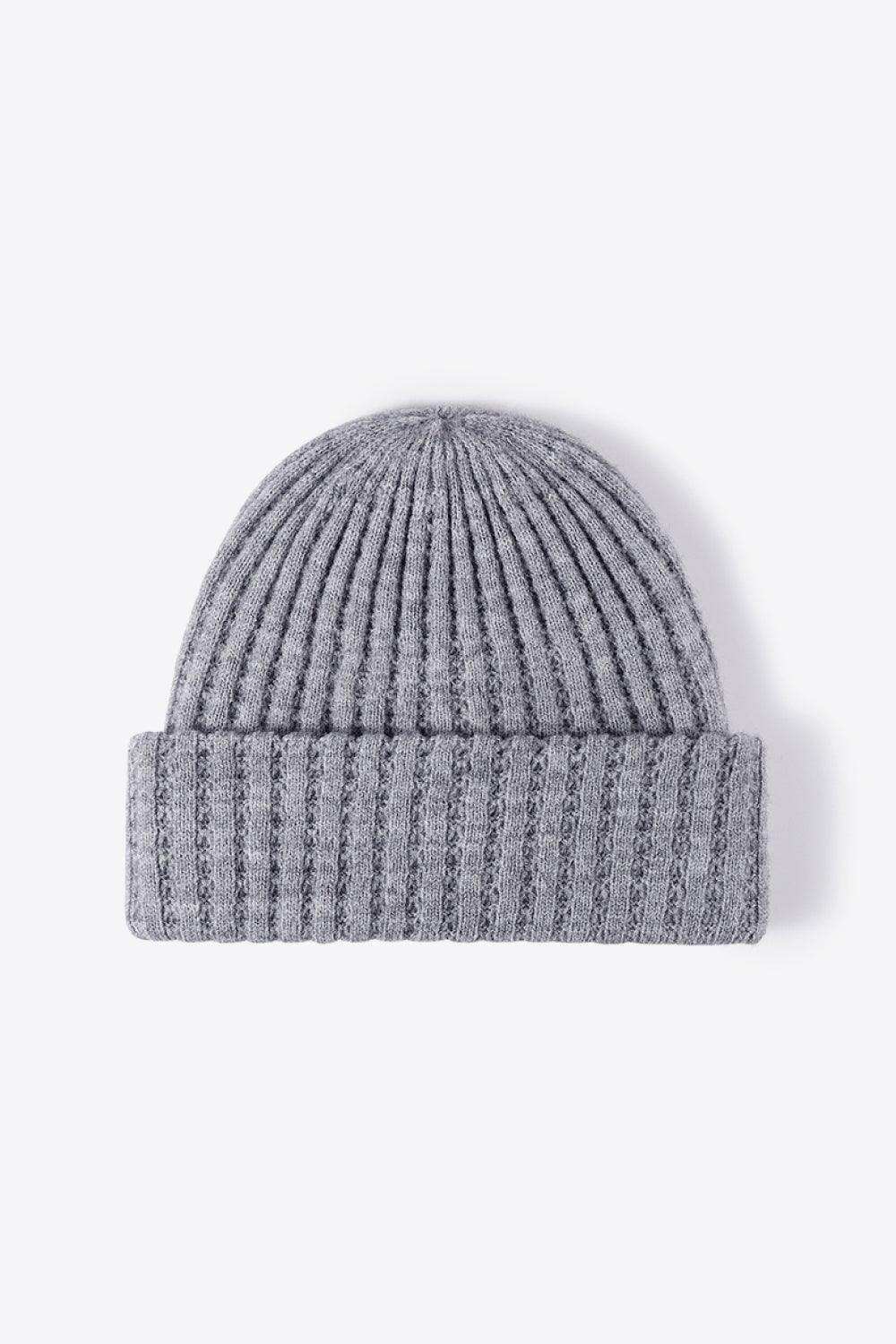 Wide Rib Beanie - Trendsi - Flyclothing LLC