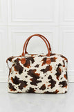 Animal Print Plush Weekender Bag - Trendsi - Flyclothing LLC