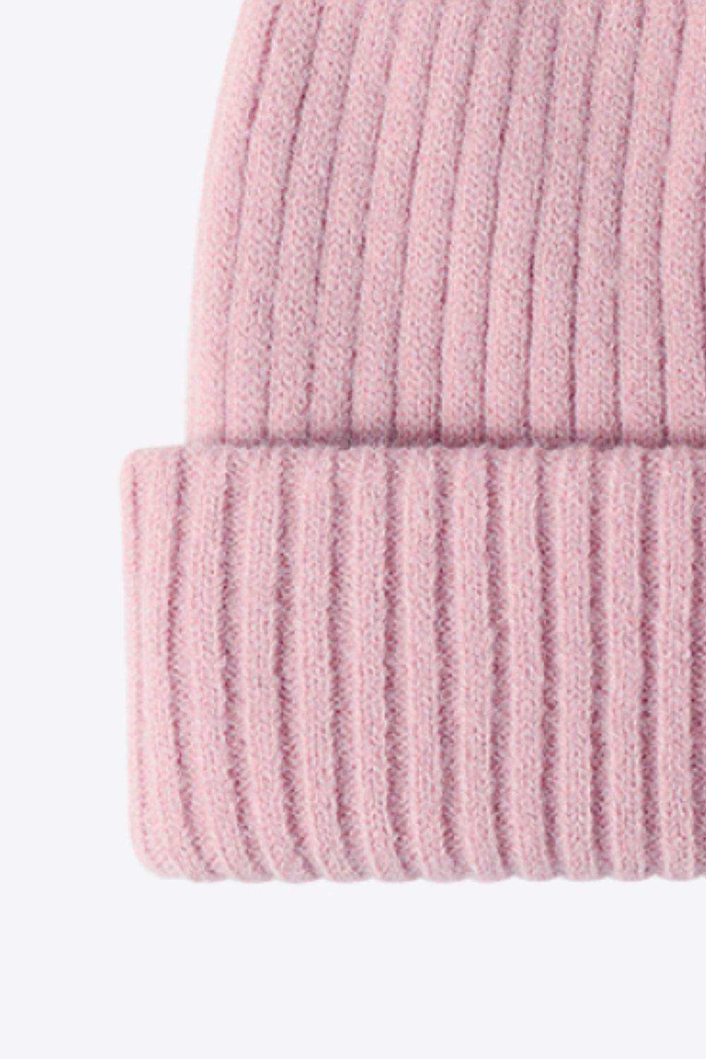 HAPPY Contrast Beanie - Trendsi - Flyclothing LLC
