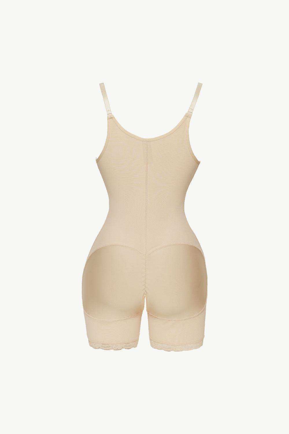 Full Size Side Zipper Under-Bust Shaping Bodysuit - Trendsi - Flyclothing LLC