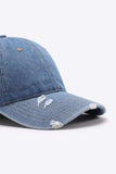 Distressed Adjustable Baseball Cap - Trendsi - Flyclothing LLC