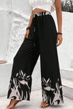Drawstring High Waist Relax Fit Long Pants - Trendsi - Flyclothing LLC
