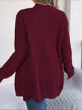 Open Front Long Sleeve Cardigan with Pockets - Trendsi - Flyclothing LLC