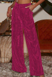 Loose Fit High Waist Long Pants with Pockets - Trendsi - Flyclothing LLC
