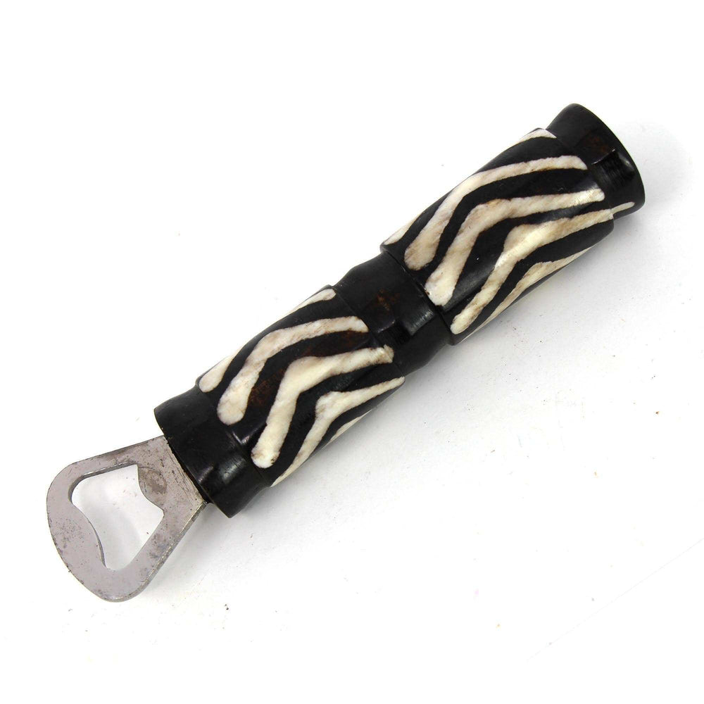 African Batik Bone Bottle Opener, Mixed Designs - Jedando - Flyclothing LLC