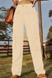 Loose Fit Long Jeans with Pockets - Trendsi - Flyclothing LLC