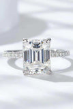 5 Carat Moissanite Side Stone Ring - Trendsi - Flyclothing LLC