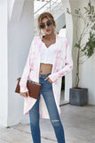 Tie-Dye Open Front Longline Cardigan - Trendsi - Flyclothing LLC