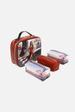 Nicole Lee USA Printed Handbag with Three Pouches - Trendsi - Flyclothing LLC
