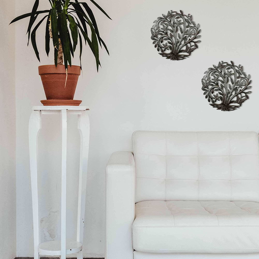 14 inch Tree of Life with Butterflies - Croix des Bouquets - Croix des Bouquets - Flyclothing LLC