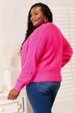 Woven Right Rib-Knit Open Front Drop Shoulder Cardigan - Trendsi - Flyclothing LLC