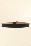 Glitter PU Leather Belt - Trendsi - Flyclothing LLC
