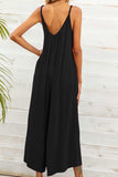 Spaghetti Strap Scoop Neck Jumpsuit - Trendsi - Flyclothing LLC