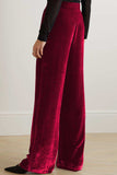 Loose Fit High Waist Long Pants with Pockets - Trendsi - Flyclothing LLC