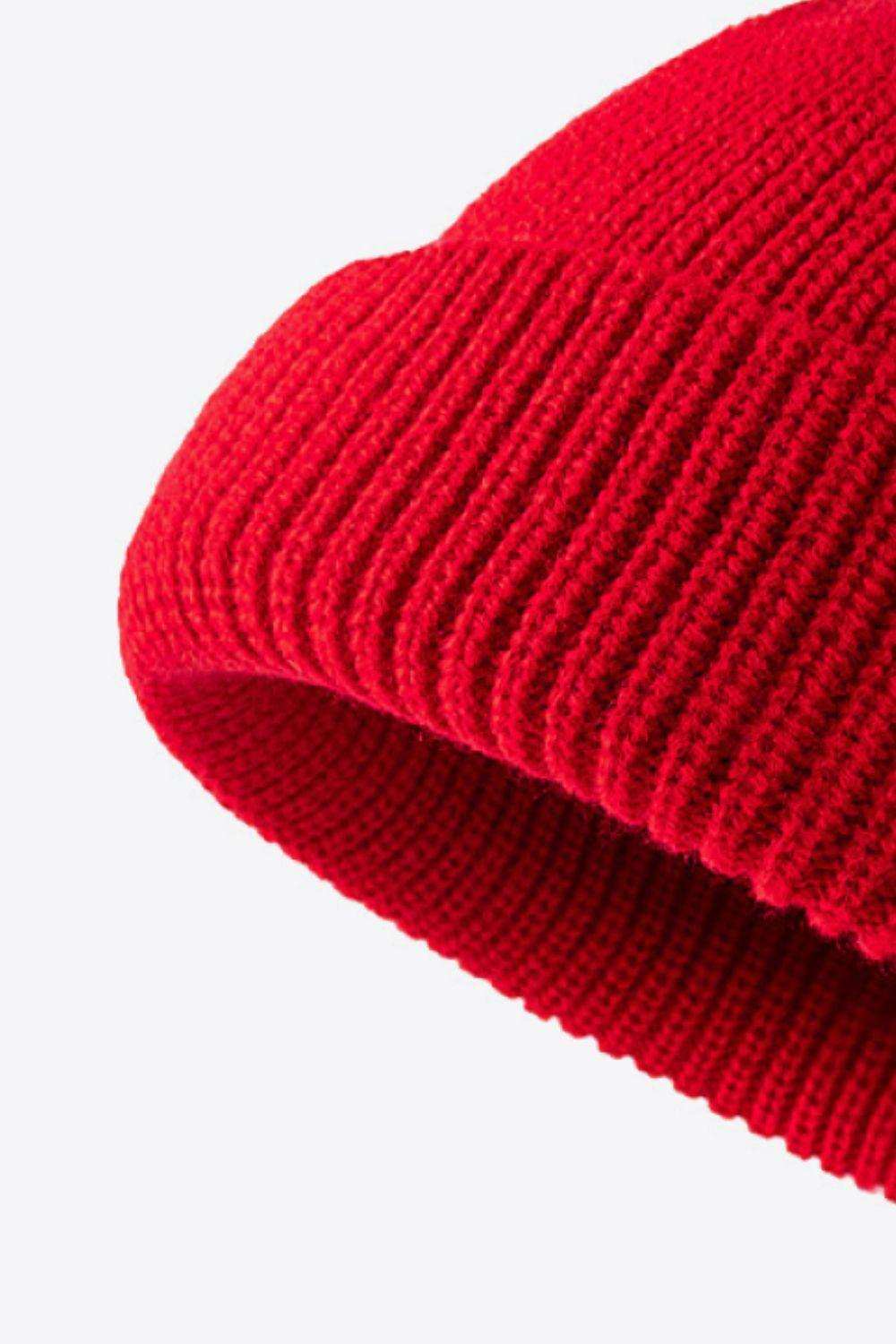 Calling For Winter Rib-Knit Beanie - Trendsi - Flyclothing LLC