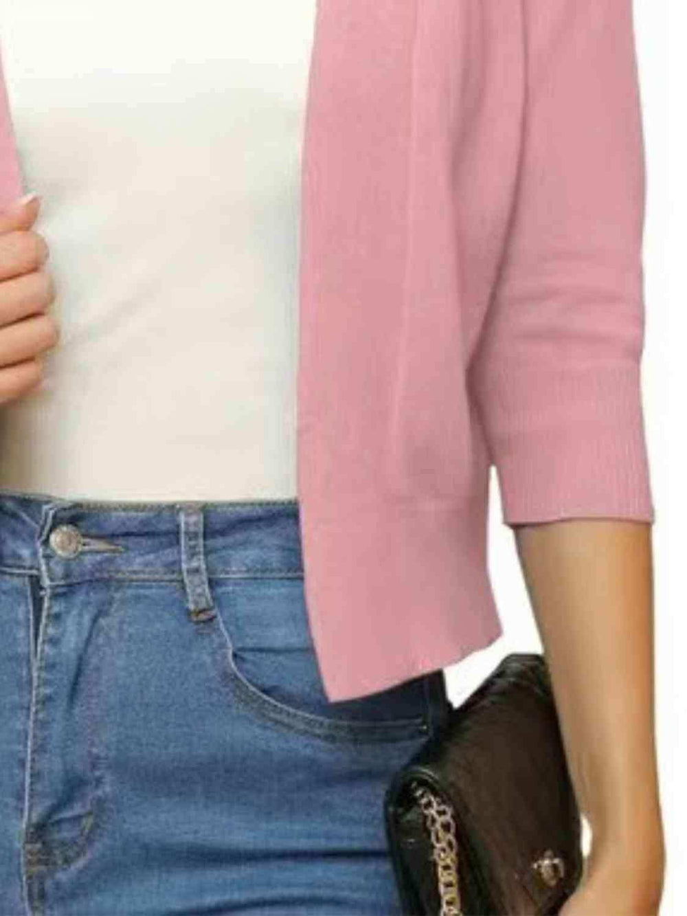 Open Front Cardigan - Trendsi - Flyclothing LLC