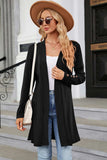 Open Front Long Sleeve Cardigan - Trendsi - Flyclothing LLC