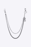 Double-Layered Cross Waist Chain - Trendsi - Flyclothing LLC