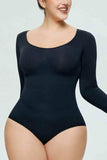 Long Sleeve Shaping Bodysuit - Trendsi - Flyclothing LLC