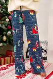 Christmas Straight Leg Pants - Trendsi - Flyclothing LLC