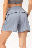 Pocketed Elastic Waist Active Shorts - Trendsi - Flyclothing LLC
