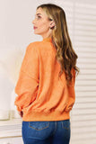 Basic Bae Round Neck Dropped Shoulder Sweatshirt - Trendsi - Flyclothing LLC