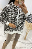 Leopard Dropped Shoulder Hoodie - Trendsi - Flyclothing LLC