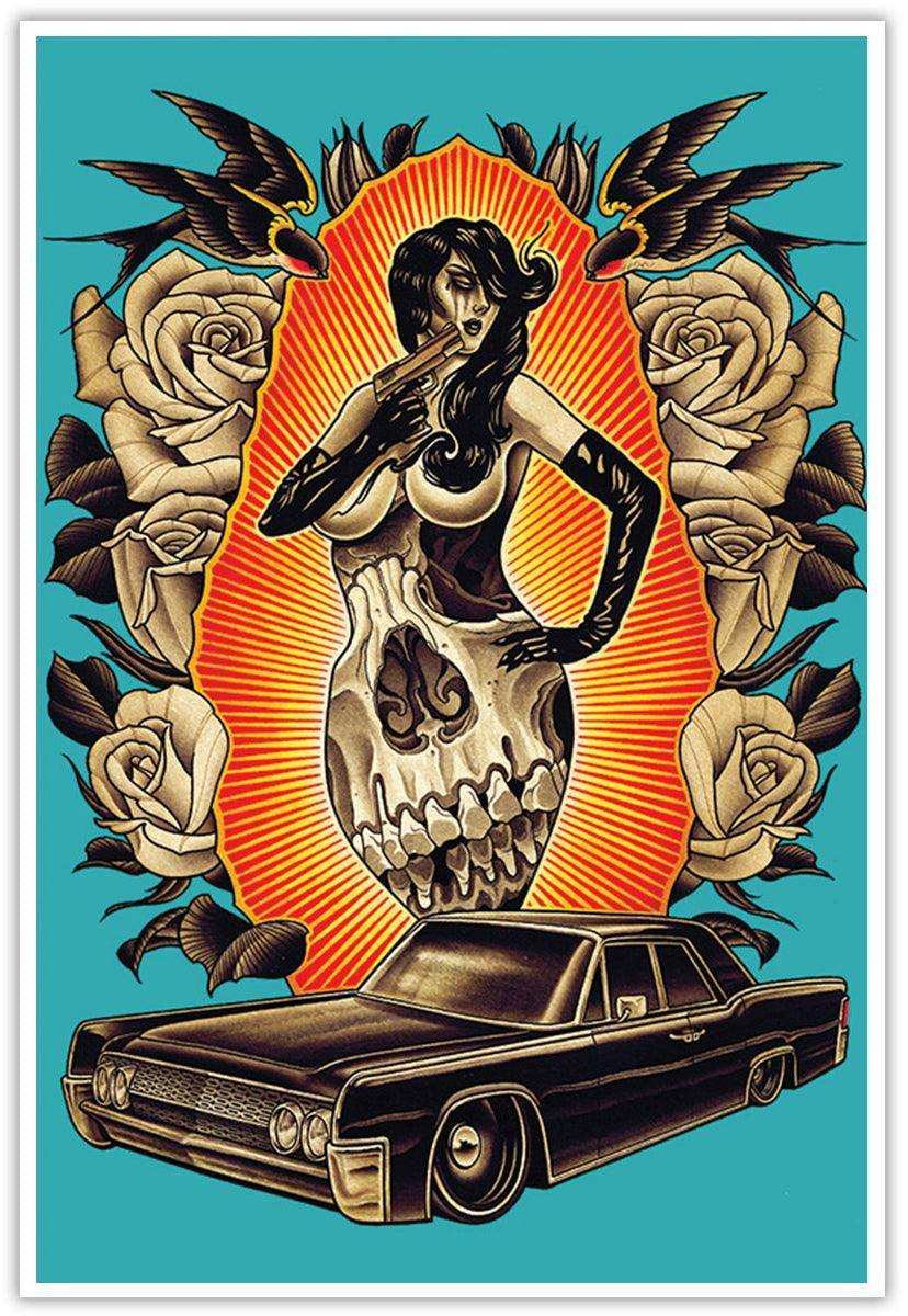 Tyler Bredeweg Fatale 12 x 18 Art Print - Tyler Bredeweg - Flyclothing LLC