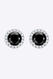 Two-Tone 4-Prong Moissanite Stud Earrings - Trendsi - Flyclothing LLC