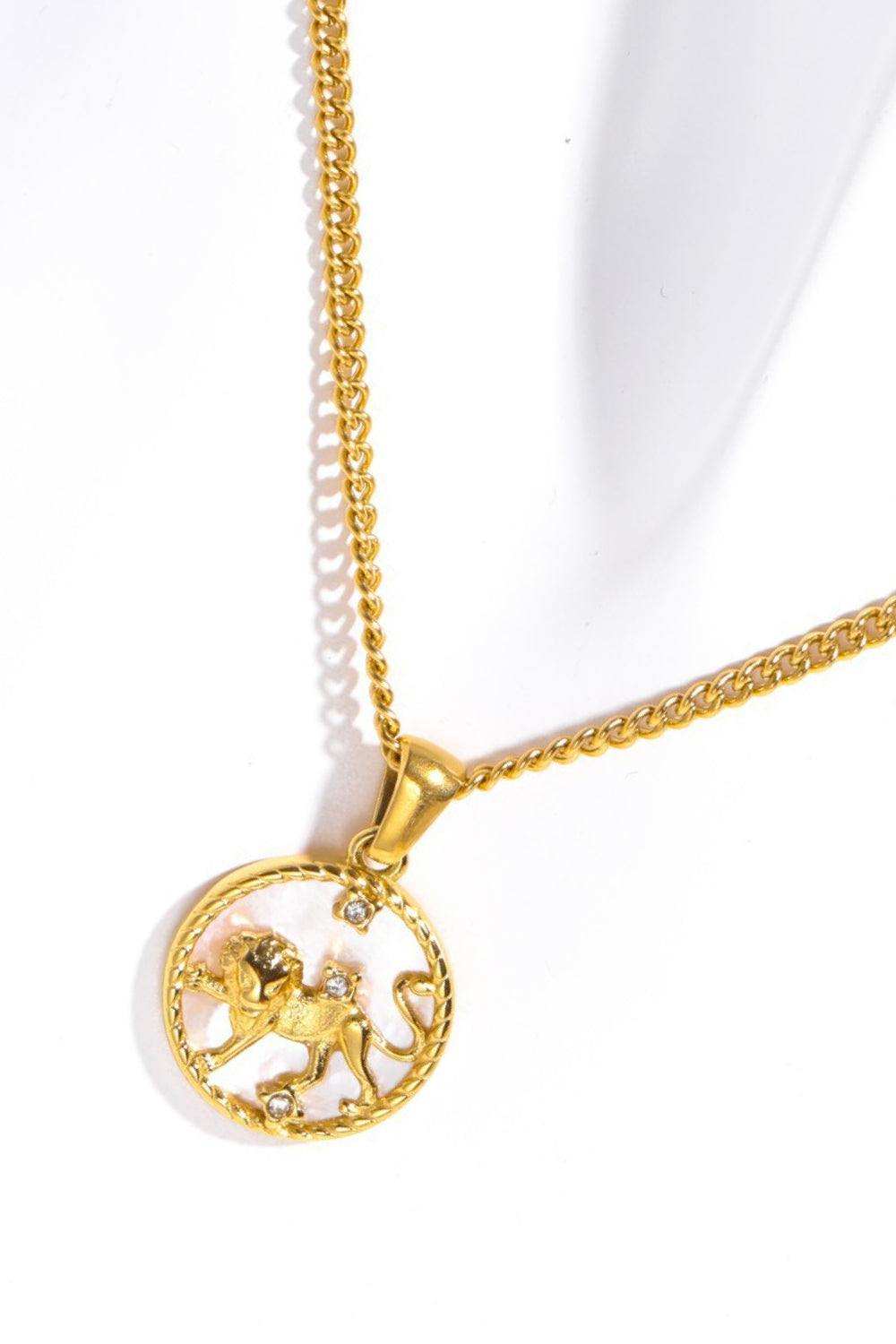 Constellation Pendant Stainless Steel Necklace - Trendsi - Flyclothing LLC