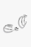 Moissanite 925 Sterling Silver Earrings - Trendsi - Flyclothing LLC