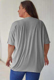 Plus Size Ribbed Cocoon Cover Up - Trendsi - Flyclothing LLC